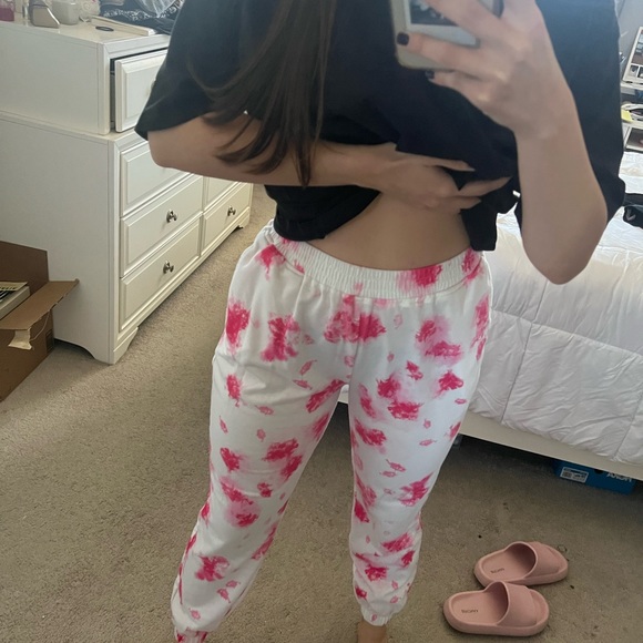 Pin Tie Dye Sweat Pants - Picture 3 of 5